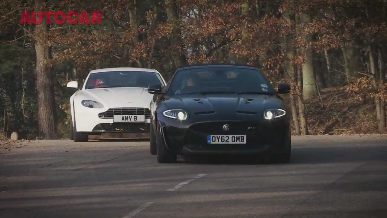 Aston Martin V8 Vantage vs Jaguar XKR-S - autocar.co.uk