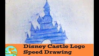 Disney Castle Logo Speed Drawing