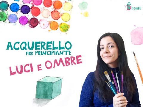 Luci e ombre in acquerello, usando le velature: lezione per principianti!