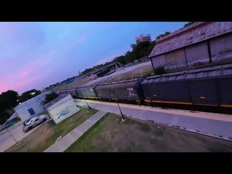 FPV Sunset Train Chase | Marcos Juárez, Córdoba 🇦🇷