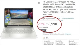 HP Laptop 15s, AMD Ryzen 7 5700U