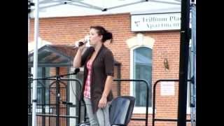 Holly singing When I Travel My Last Mile, at Gravenhurst Steamship Festival Aug17 12