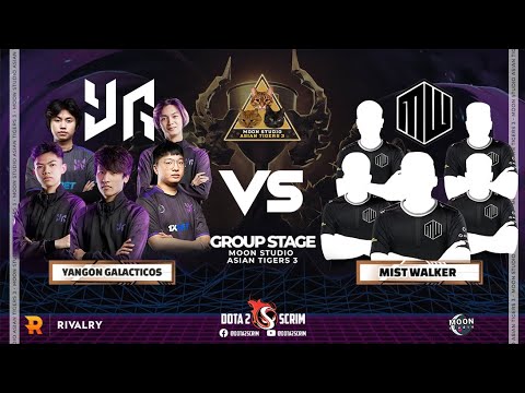 Yangon Galacticos vs Mist Walker - Moon Studio Asian Tigers 3 - Group Stage - BO2