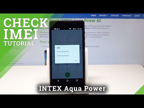 How to Find IMEI Number in INTEX Aqua Power 4G - Locate Serial Number