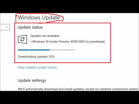 Windows 10 Insider Preview upgrade to build 16199