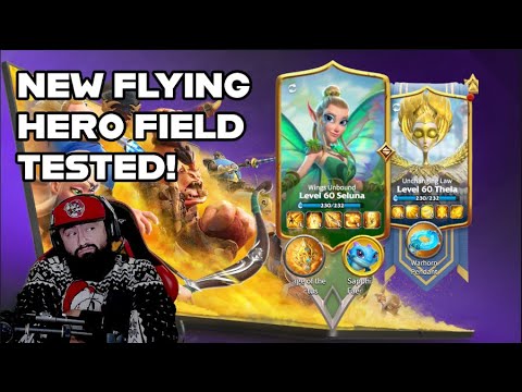 NEW FLYING HERO SELUNA FIELD TESTED! CELESTIAL SET UP!