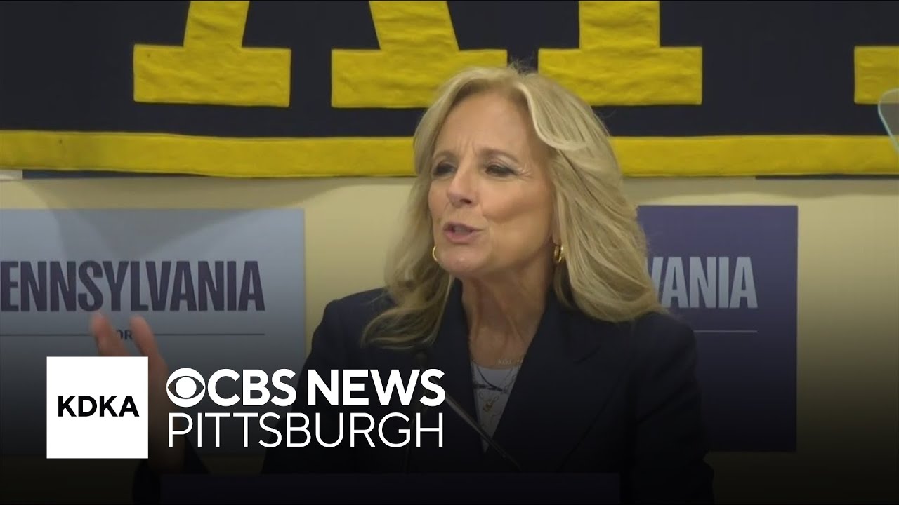 President Biden, first lady Jill Biden visit Pittsburgh to support Kamala Harris