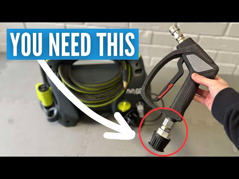 How to Use a Quick Release Short Trigger with an Ava Pressure Washer