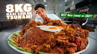 INSANE 8KG NASI LEMAK TSUNAMI CHALLENGE! | AUTHENTIC Malaysia Style Nasi Lemak in CBD?!
