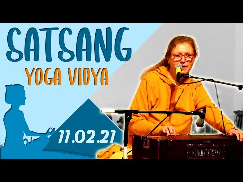 Satsang + Meditation, Mantra und Kirtan mit Ananda Devi - Yoga Vidya Ashram Live 07:00 - 11.02.2021