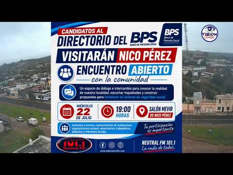 Candidatos al Directorio del BPS llegan a Nico Pérez