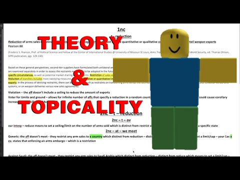 Circuit Debate 101 - Episode 6 - Topicality and Theory