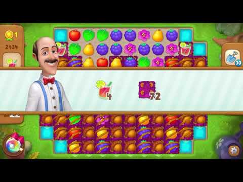 Gardenscapes Level 2434 With No Boosters - Swamp Adventure