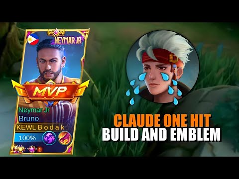 BRUNO ONE HIT BUILD!!! | BRUNO BEST BUILD AND EMBLEM - MLBB