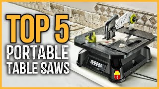 Best Portable Table Saws 2023 | Top 5 Best Portable Jobsite Table Saw Reviews
