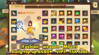 Shinto Kyushu MMO Private Server - Daily Top up 6480¥ - VIP7 - 15K Jade