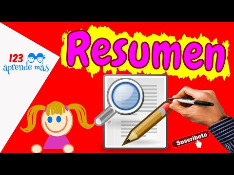 ¿Qué es el resumen? Vídeo para niños