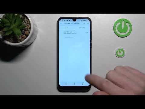 How to Add Secure PIN to SIM Card in Motorola Moto E6s - SIM Card Settings