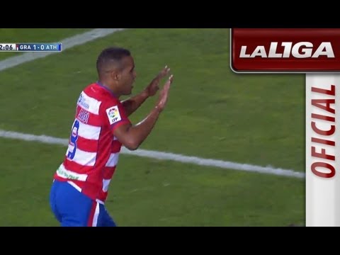 Gol de penalti de El Arabi (1-0) en el Granada CF - Athletic Club - HD