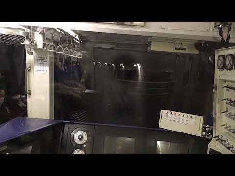 Riding the train back view