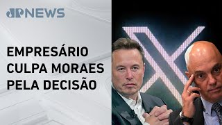 Elon Musk anuncia fim das operações do X no Brasil