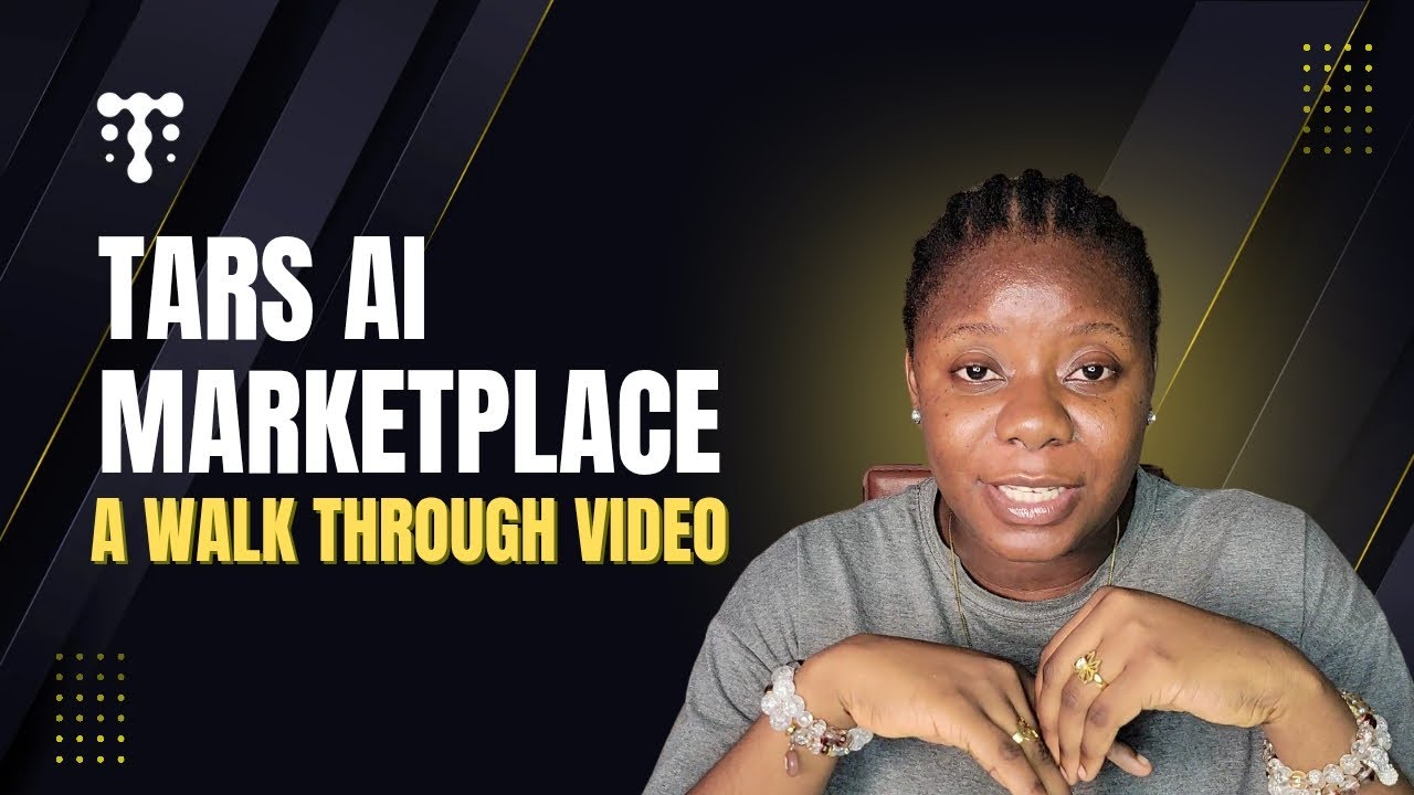 Tars AI Marketplace (A walkthrough video)
