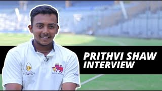 Prithvi Shaw Interview: When Your Mind Is Calm You Don’t Have To Worry About Pace (Bowling) video