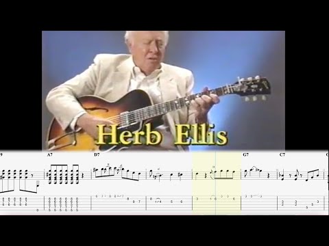 The Art of Swing: Herb Ellis' Iconic Guitar Playing - Transcription TAB