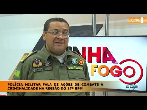 LINHA DE FOGO 17 01 2020 POLIÌCIA MILITAR FALA DE AÇOÌƒES DE COMBATE AÌ€ CRIMINALIDADE NA REGIAÌƒ