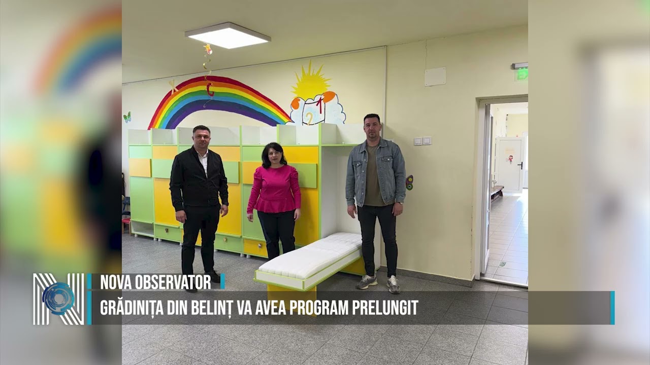Grădinița din Belinț va avea program prelungit