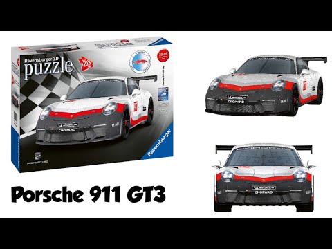 Porsche 911 GT3 Cup 3D PUZZLE Ravensburger