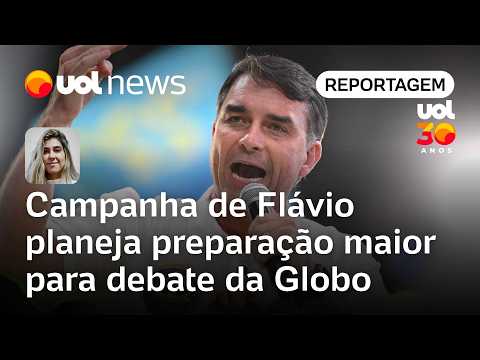 Campanha de Flávio Bolsonaro planeja preparação ainda maior para debate da Globo | Casado