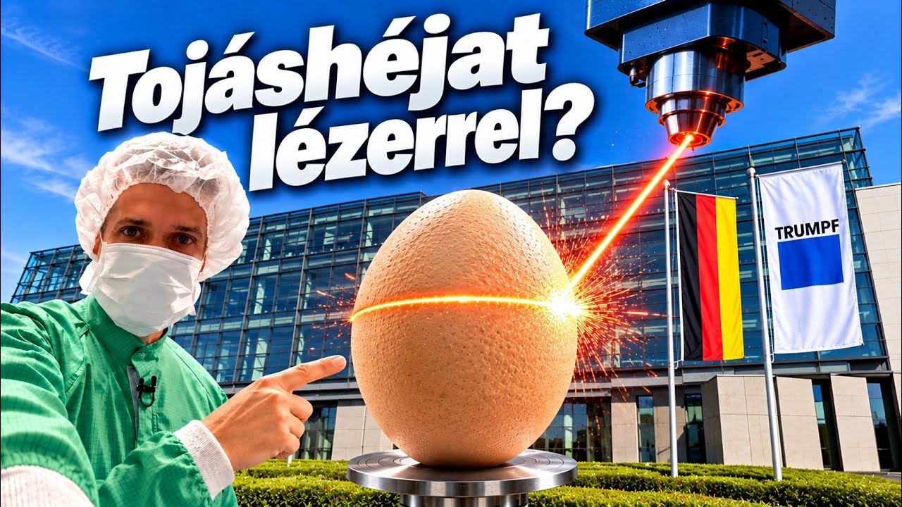 Lézer, ami tojást is vág és műkincsek az üzemben - ilyen a TRUMPF németországi központja