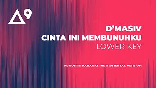 Download lagu Cinta Ini Membunuhku - D'Masiv (Acoustic Karaoke Instrumental Version) Lower Key mp3