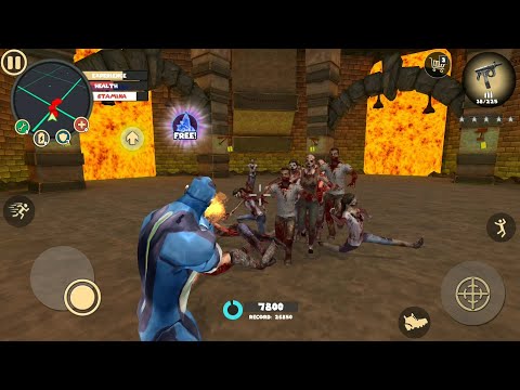 Rope Hero Vice Town(killing the zombies)