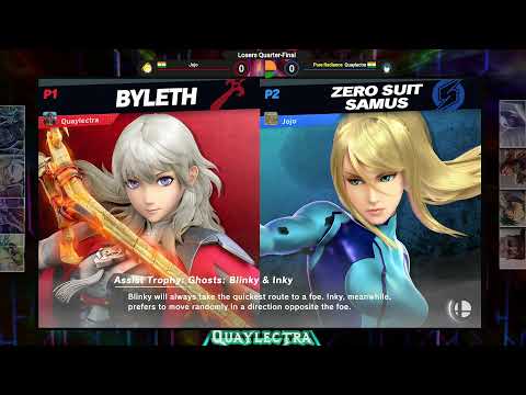 Quaylectra (Byleth/Mii Swordfighter) vs Jojo (Zero Suit Samus) - SSB India July