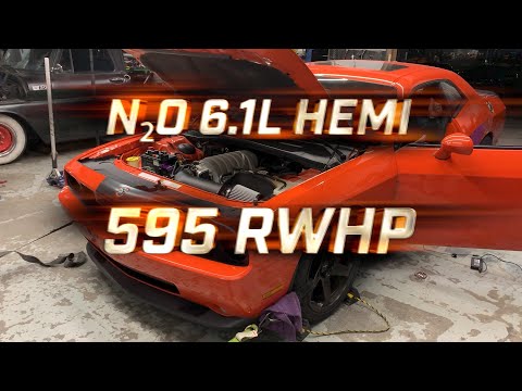 Nitrous Dyno Tune on a 6.1L HEMI Makes 595 RWHP!
