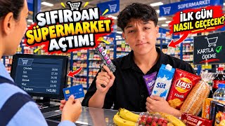 SIFIRDAN SÜPERMARKET AÇTIM! 😱 İlk gün nasıl geçti? | Supermarket Simul