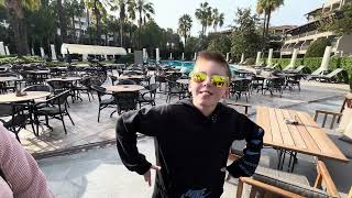 Tour of the BARUT HEMERA Hotel Side Turkey!