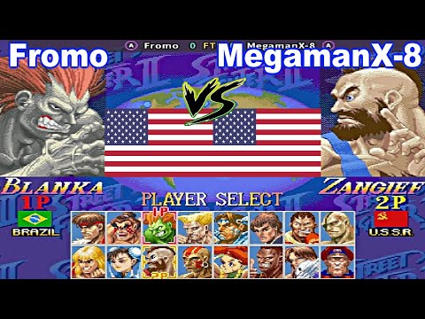 Super Street Fighter II X: Grand Master Challenge - Fromo vs MegamanX-8 FT5