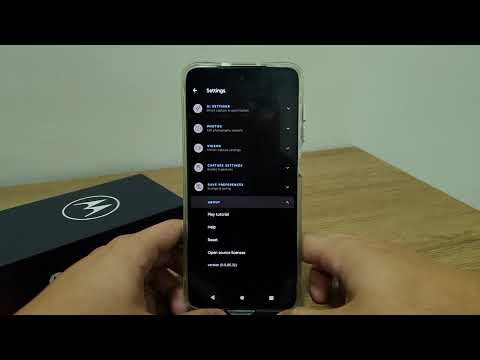 How to reset camera settings on Moto G50