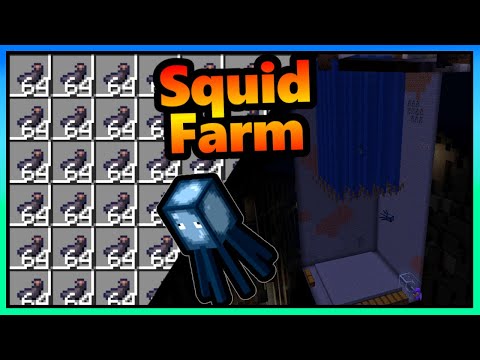 Minecraft Squid Farm | 6000+ Inc Sac per Hour | 1.20 - 1.21+