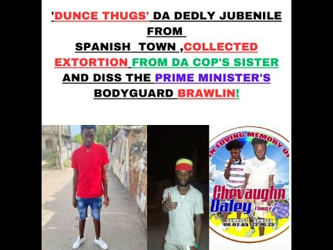 CHEVAUGHN DALEY OC DUNCE THUGS WAS THE STINKIN GARBAGE IN SPAIN TWN DAT ALL COPS WANTED TO DASH WEH!