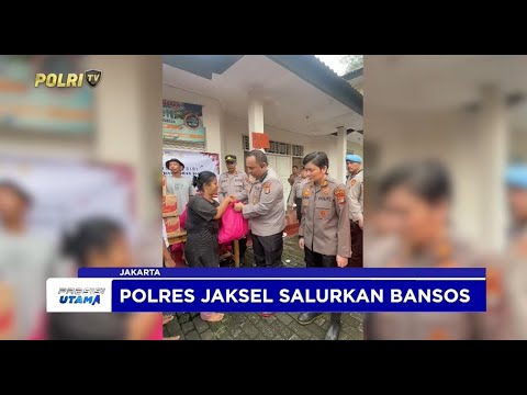 POLRES JAKSEL TINJAU BANJIR DI BINTARO