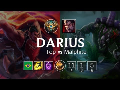 Darius Top vs Malphite - BR Challenger Patch 8.23