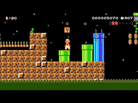 Mysterious Wiggler Swamp by Whael 🍄 Super Mario Maker 2 ✹Switch✹ #bgh