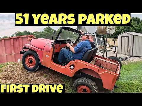 Thumbnail for 1955 Willys CJ5: 51 Years Parked...First Drive by Willys, SEAT, Jeep, Car