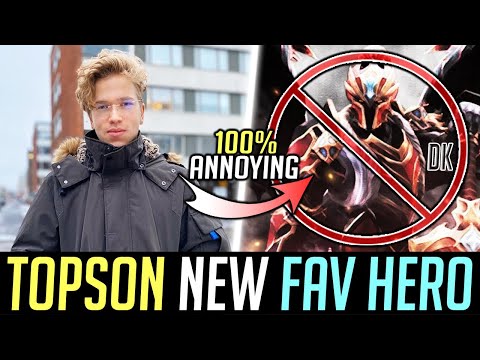 Topson New Favorite Mid Hero - 100% ANNOYING! DOTA 2