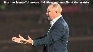 preview picture of video 'Martina Franca-Tuttocuoio: 1-1 Massimiliano Alvini #intervista'