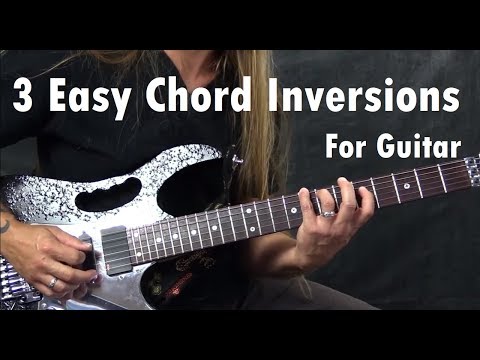 3 Easy Chord Inversions for Guitar | GuitarZoom.com | Steve Stine